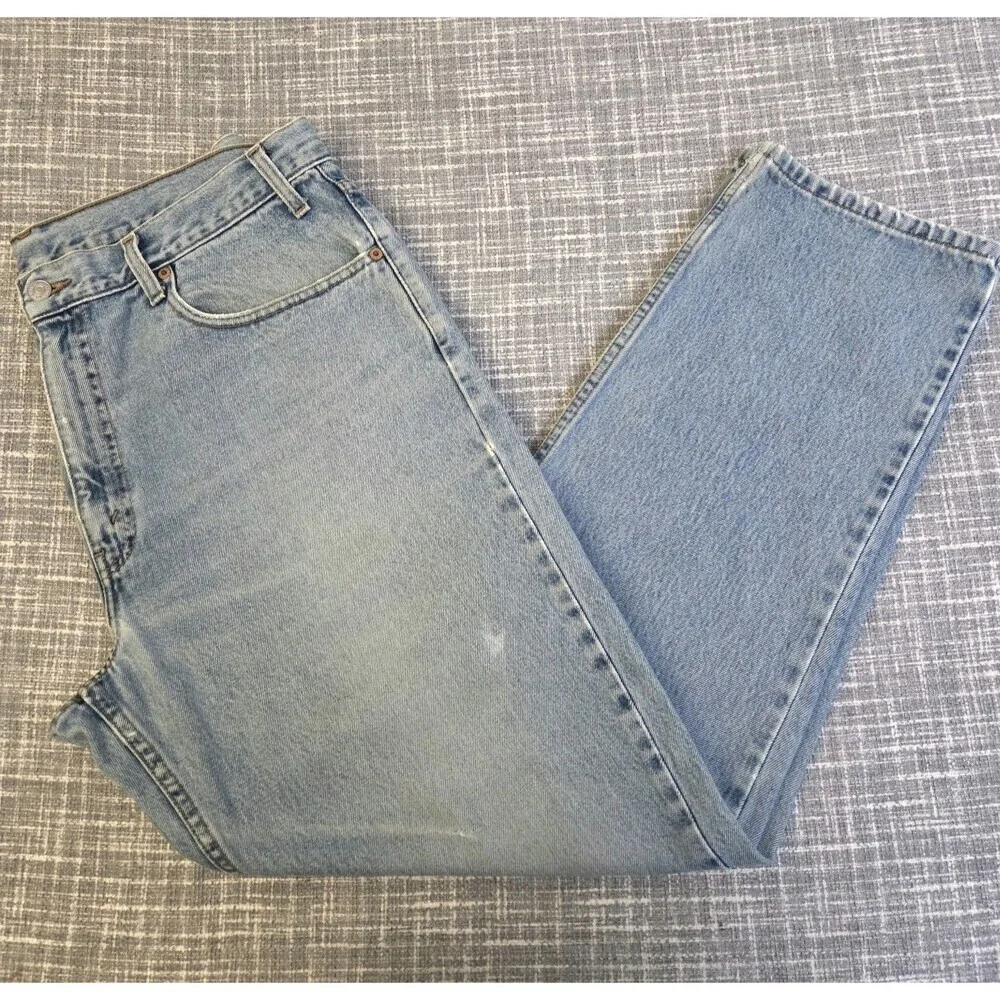 Levi's 550 Jeans Relaxed Fit Straight/Taper Distressed Men's 38X32 (act. 37X32)